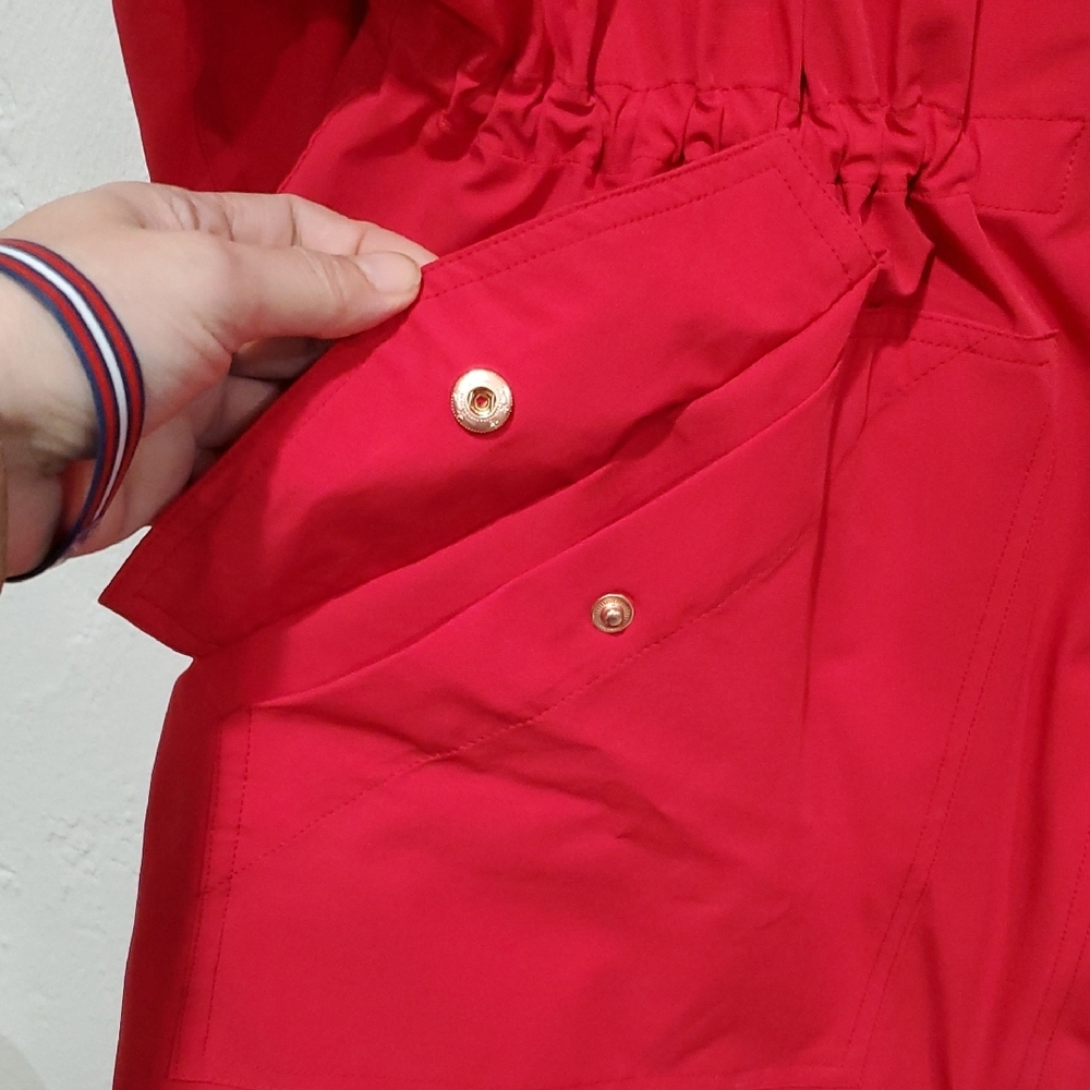 Fabletics Bold Red Utility Jacket - image 8